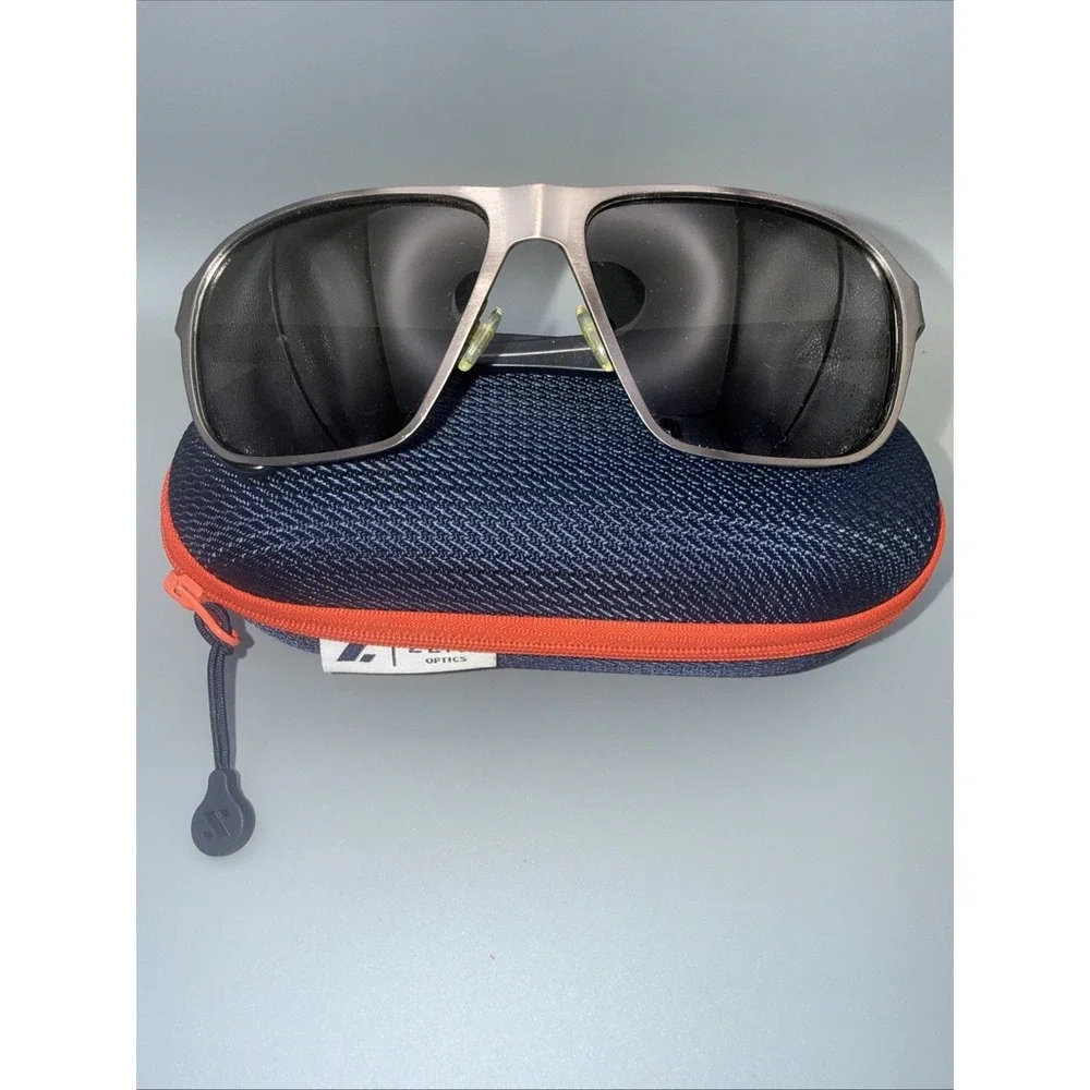 ZEAL Riveriera Authentic Polarized Sunglasses 10728 BrownMetal Frame & Case:Read
